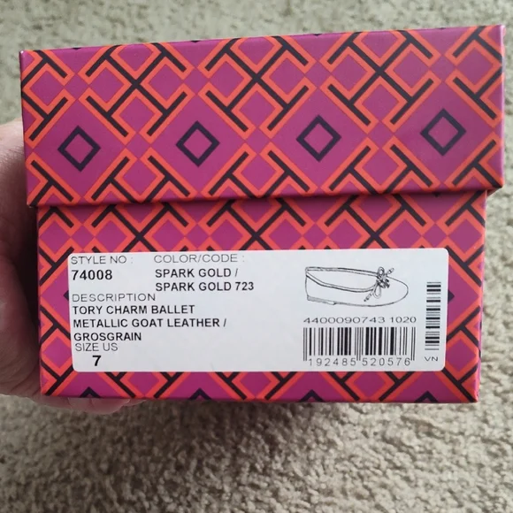 Tory Burch Metallic Gold Loafers - Picture 10 of 10